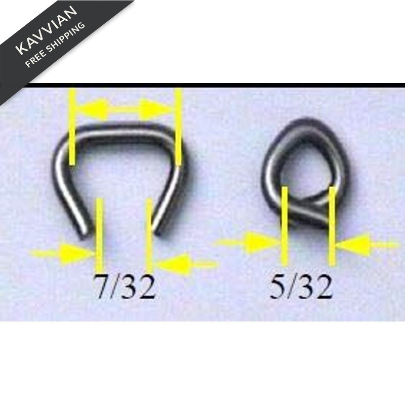 3/8 in Galvanized Steel Hog Rings for Rabbit cages, traps, fencing, One Size