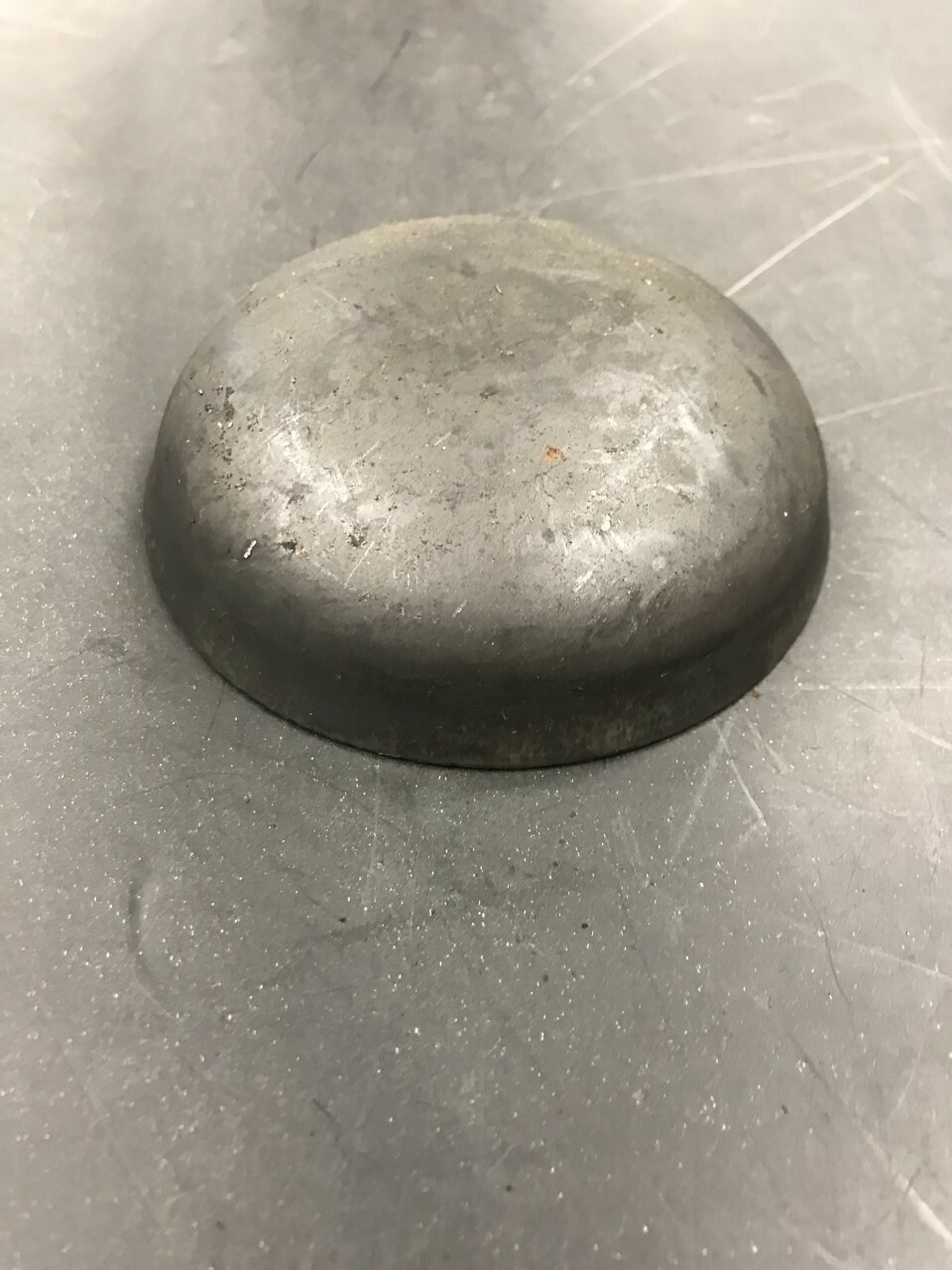 Pipe caps: domed steel weld on 4″ 