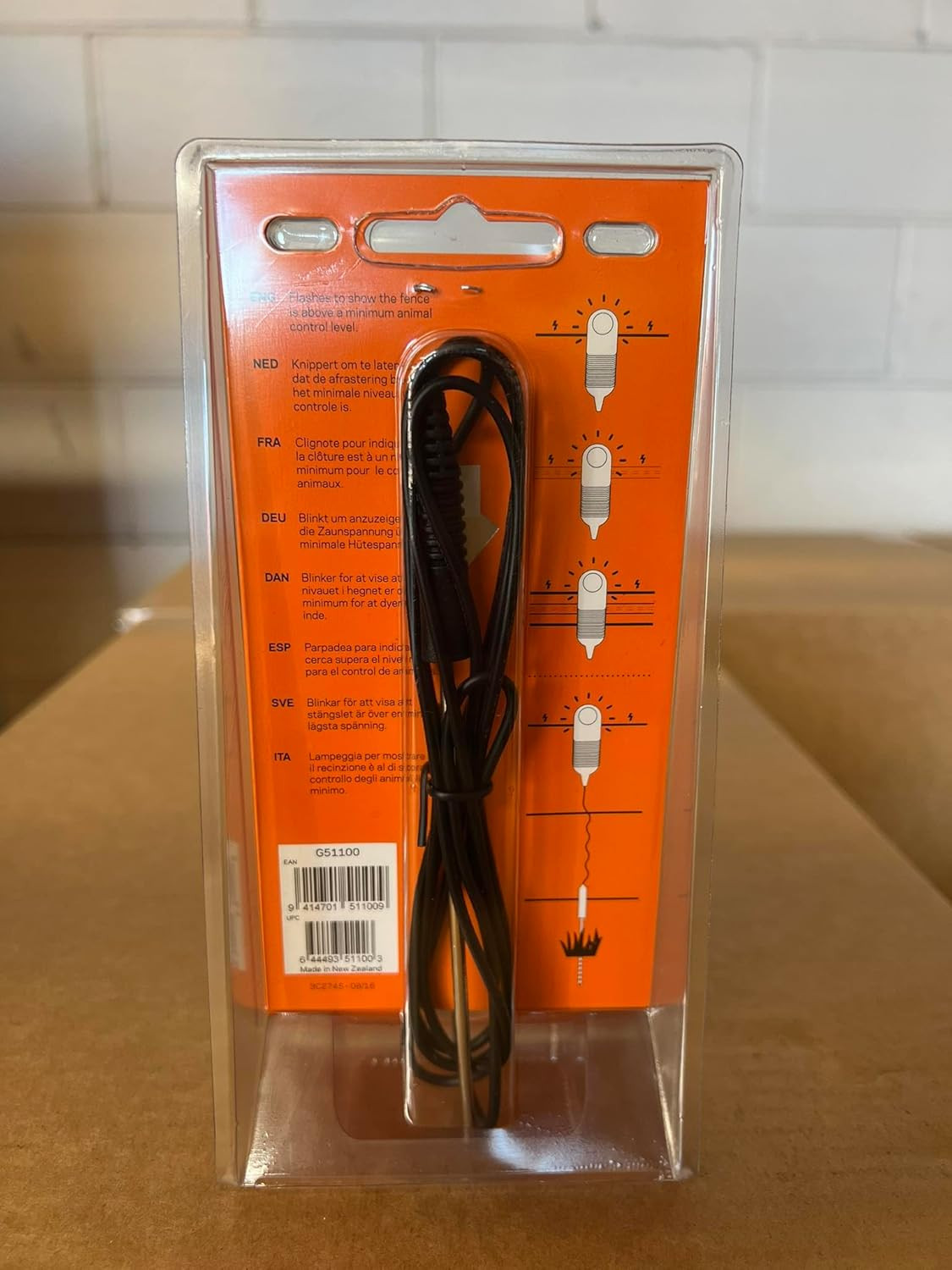 Live Fence Indicator | Detects Electric Fence Energizer Pulse | Visible LED Ligh
