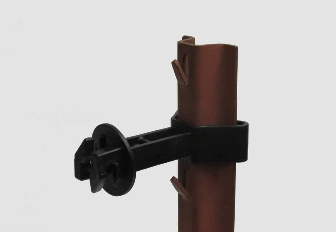 Black Electric Fence Insulators – 25PCS Extended, Durable and Impact Resistant
