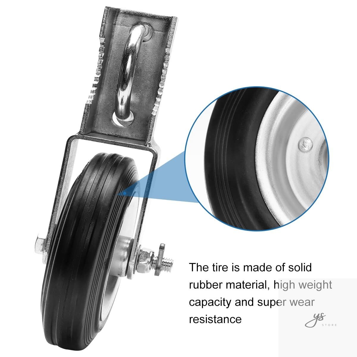 Gate Wheel Supporting Swing Gate with 1-5/8″ Thru 2-1/8″ Gate Frames Gate Suppor