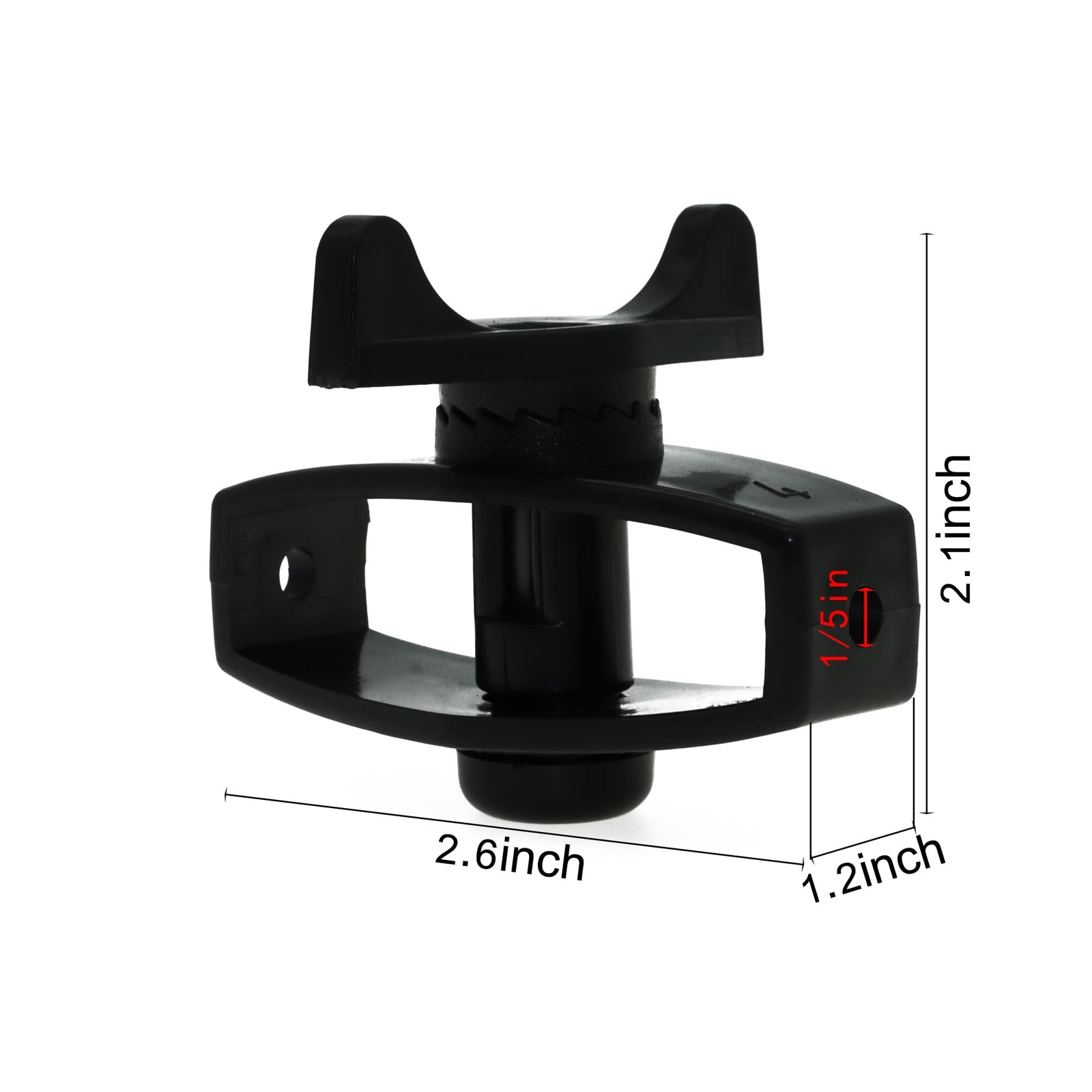 10 Pcs Electric Fence Tightener In-Line Wire Tensioner Portable Black