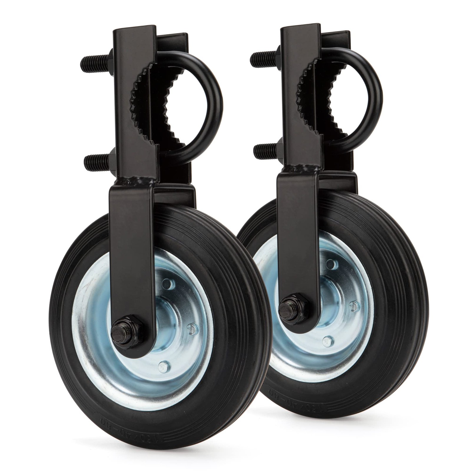 SANKINS Gate Helper Wheel for Supporting Metal Swing Gates with 15/8″ Thru 2″…