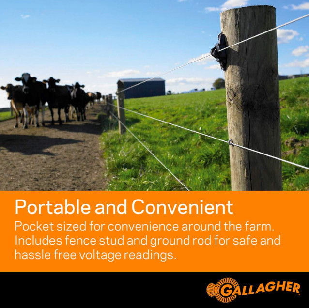 Gallagher Fence Volt Meter, Fence Voltage Reader ( G503014 ) – NOT SHIP CA