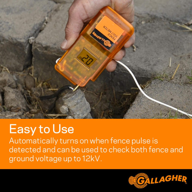 Gallagher Fence Volt Meter, Fence Voltage Reader ( G503014 ) – NOT SHIP CA