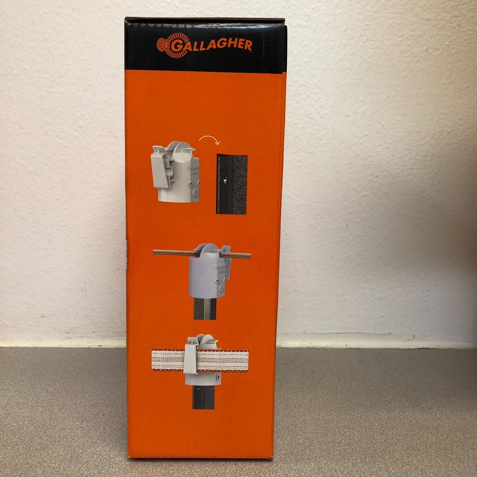 Gallagher G68513 T-Post Safety Cap and Insulator White