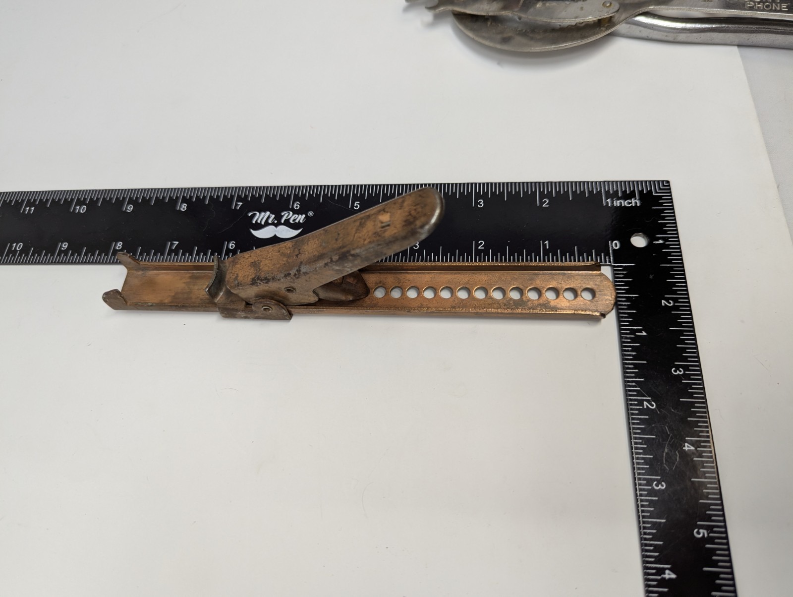 Vintage Fence Wire Stretching Tool Allied Fence Co Copper Tone 7.5″