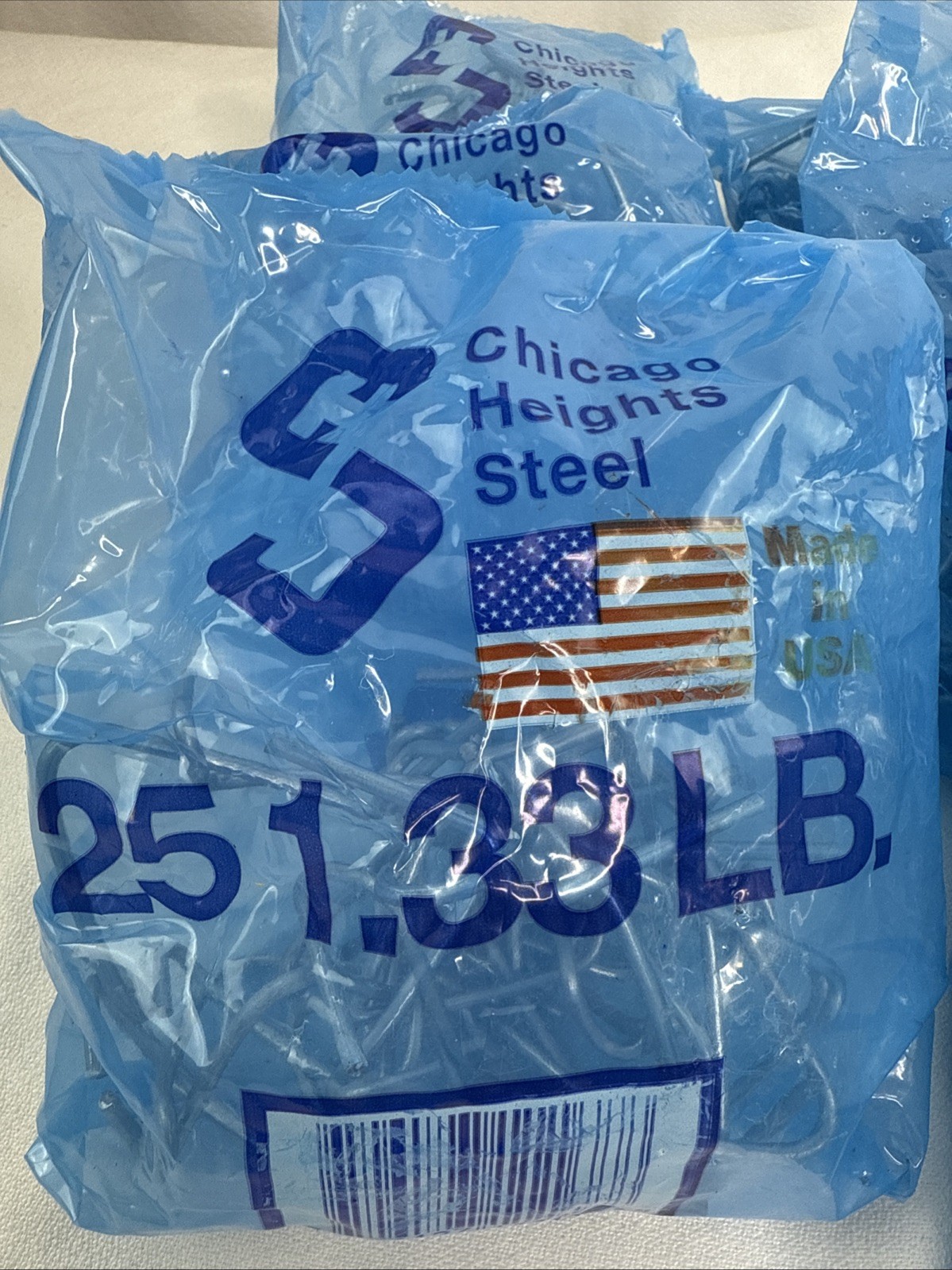 200 PC Made in the USA Chicago Heights Steel Galvanized T-Post Fence Clips
