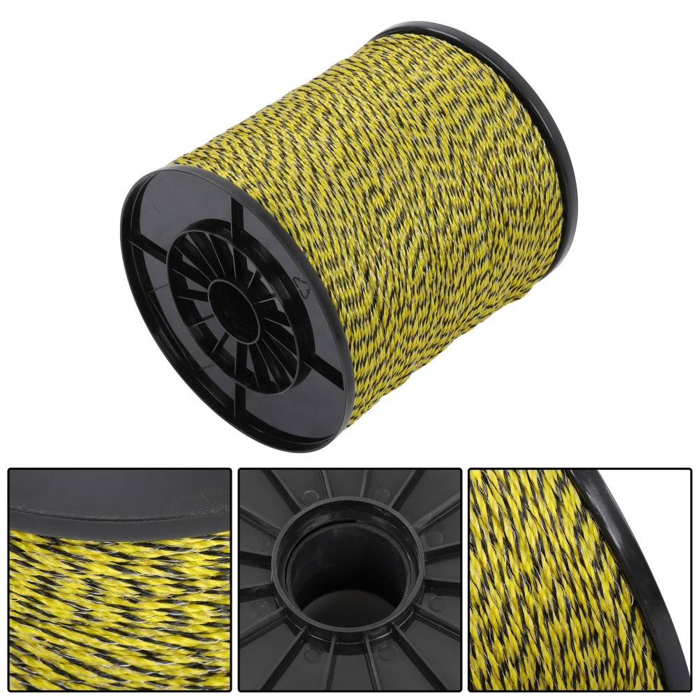 3366Ft 1/8 inch Electric Fence Wire Fencing Polywire Horse Cattle Livestock