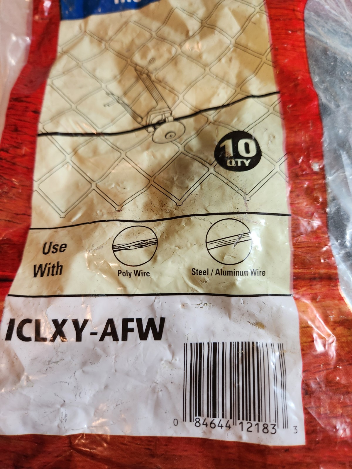 American Farm Works Chain Link Fence Insulators ICLXY-AFW 10 pieces New