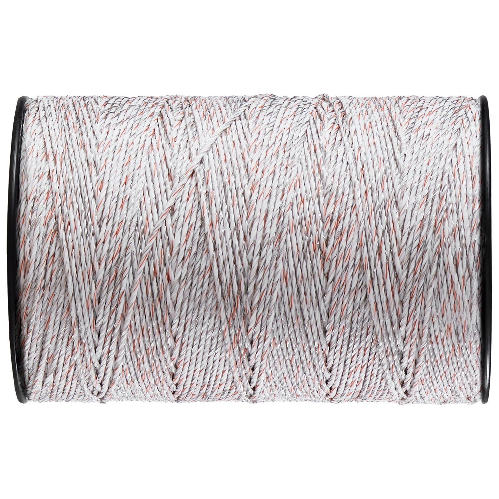 2625ft 3/32″ Portable Electric Fence Wire — 6Stainless+3Copper, 120lb Strength