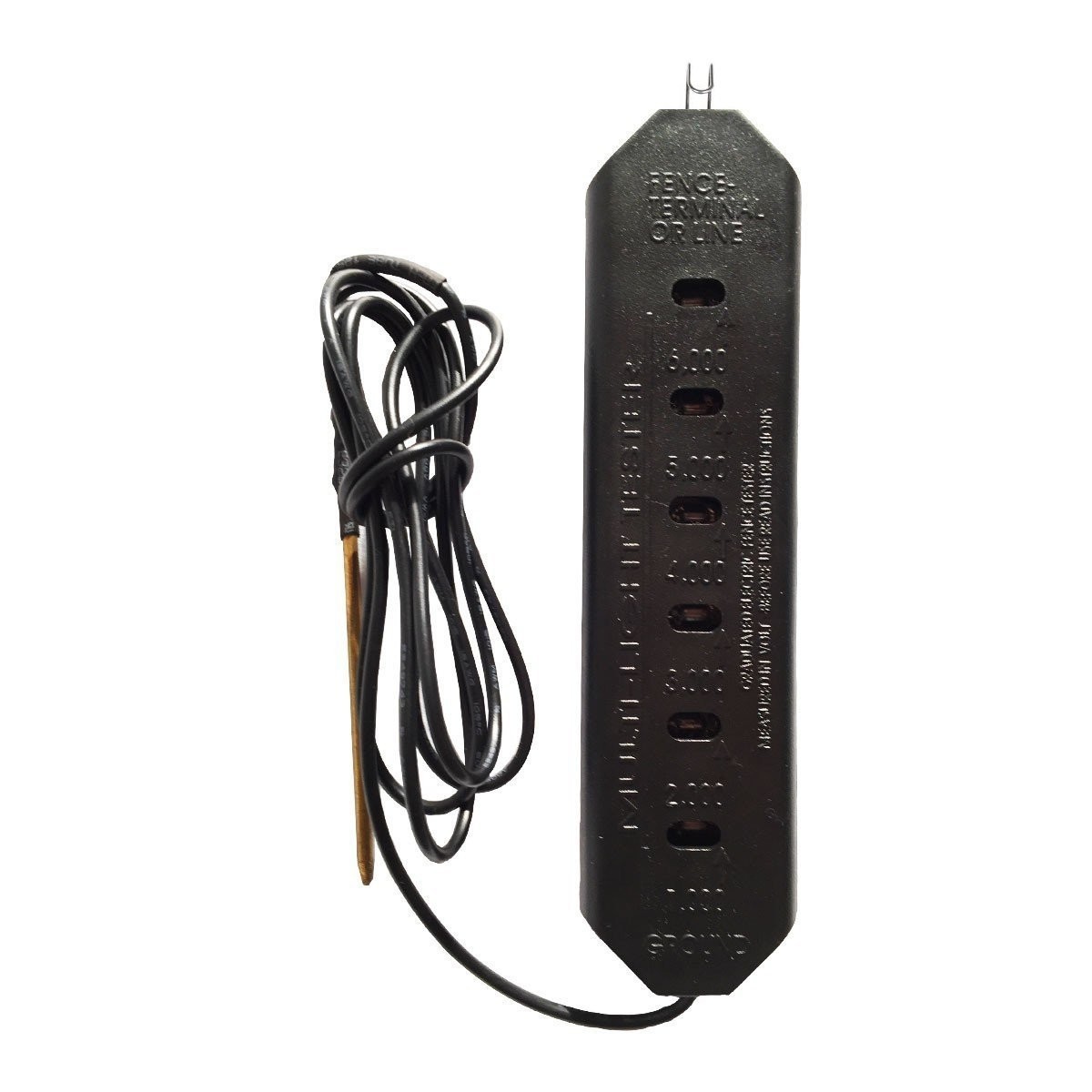 Durable Electric Fence Tester with Multi-Light Display for Easy Voltage Checks