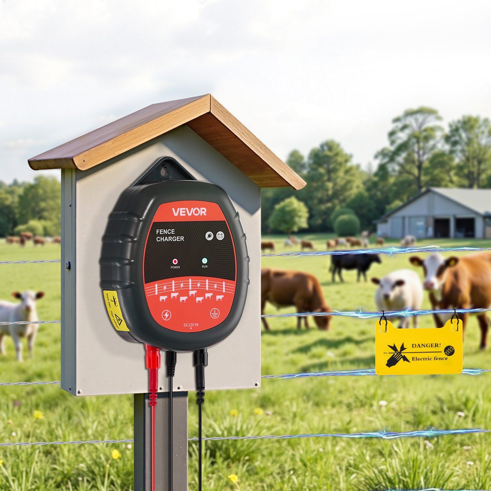 10kV 1J High Performance Fence Energizer Solar Ready IP65