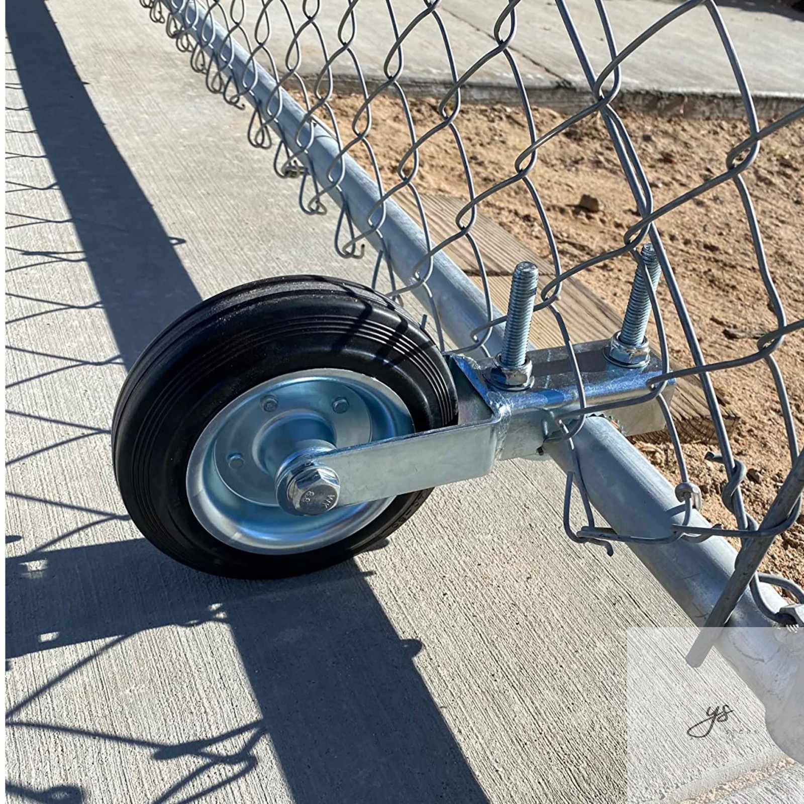 Gate Wheel Supporting Swing Gate with 1-5/8″ Thru 2-1/8″ Gate Frames Gate Suppor