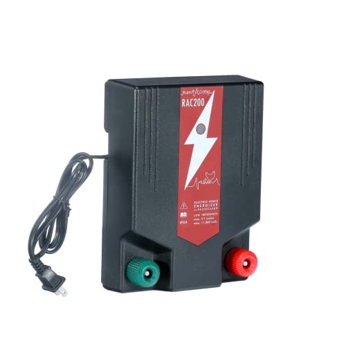 RentACoop Electric Fence Energizer 2.0 Joules Plug-in for Animals