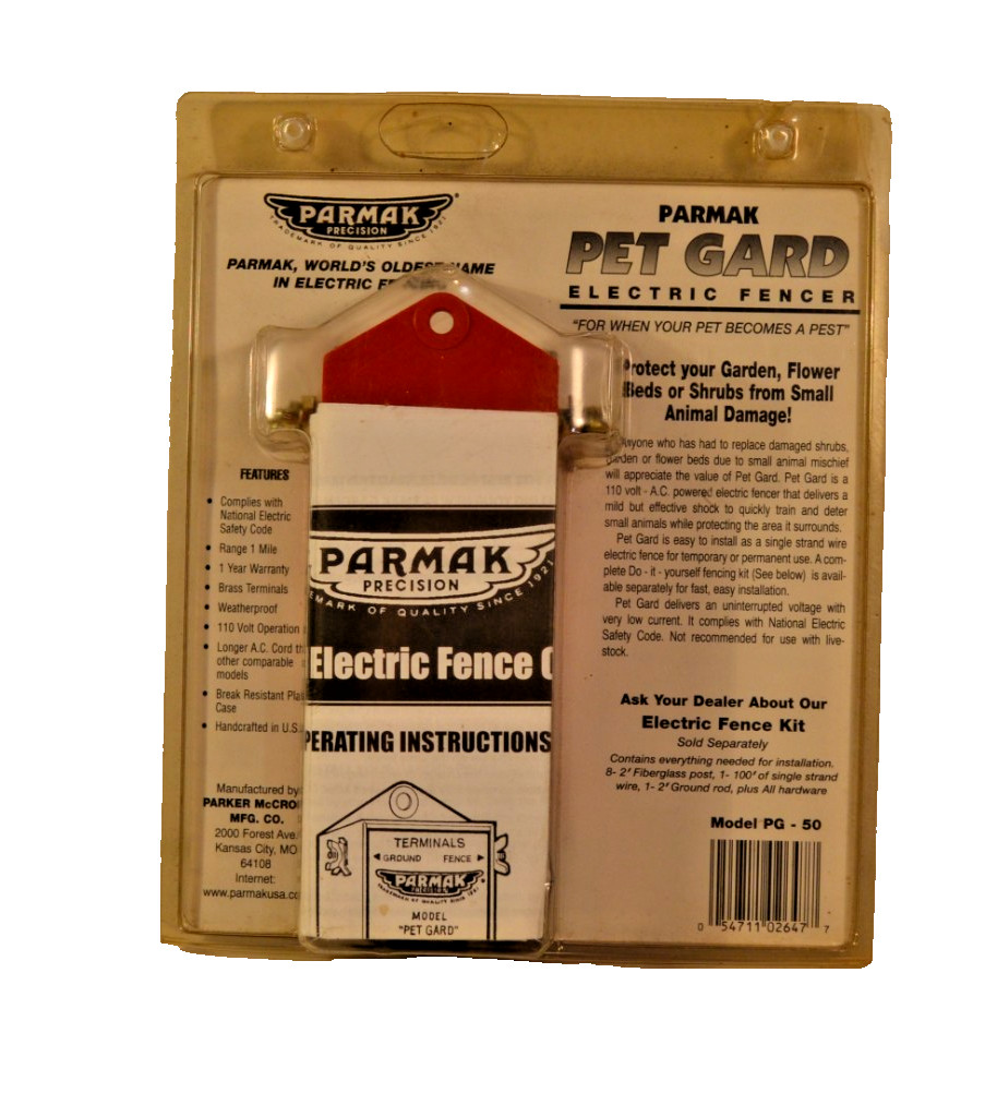 Pet Guard Electric Fencer Model PG – 50 Parmak Precision