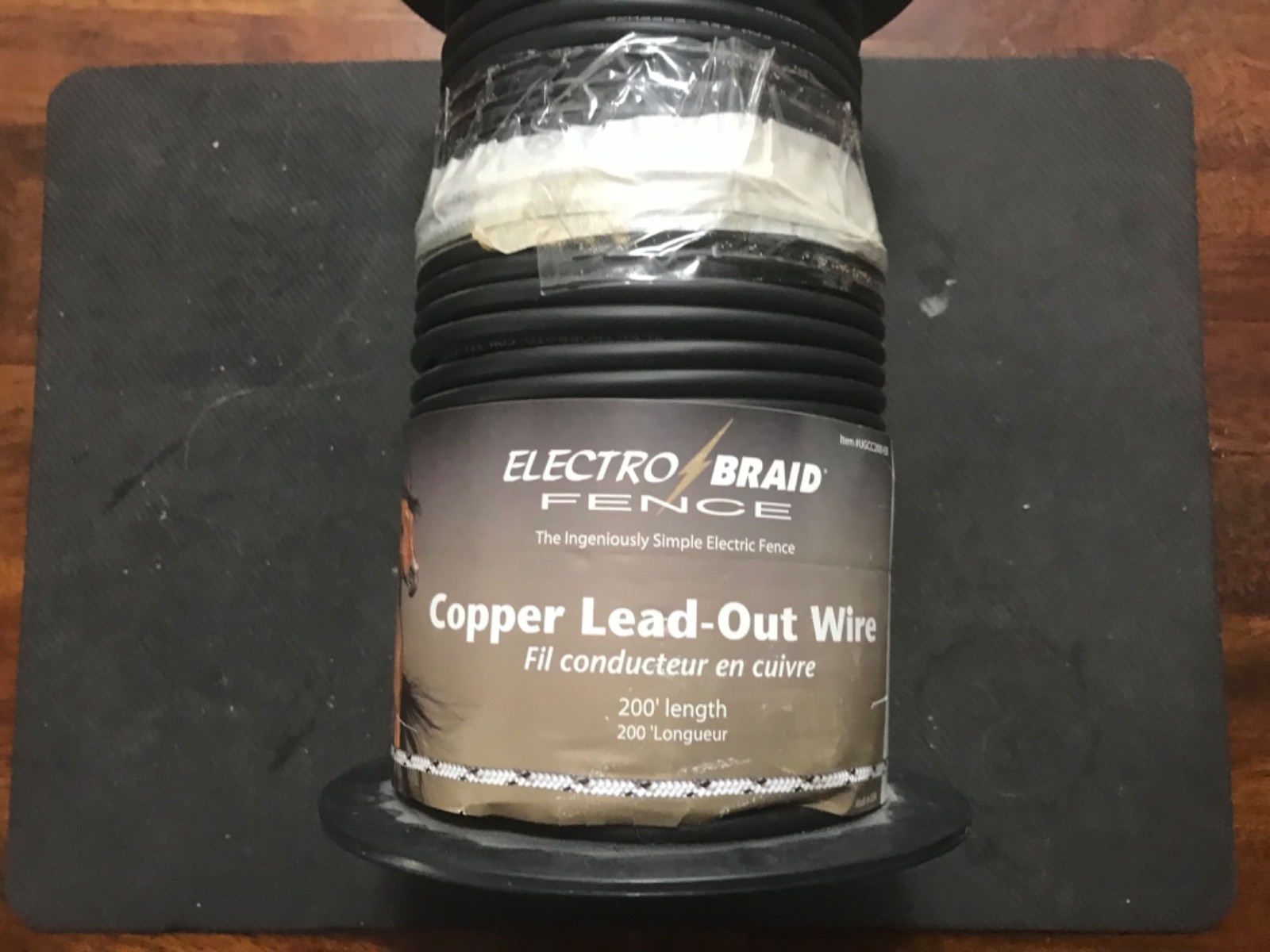 ElectroBraid High Voltage Insulated Copper Electric Fence Wire UGCC200-EB 200ft