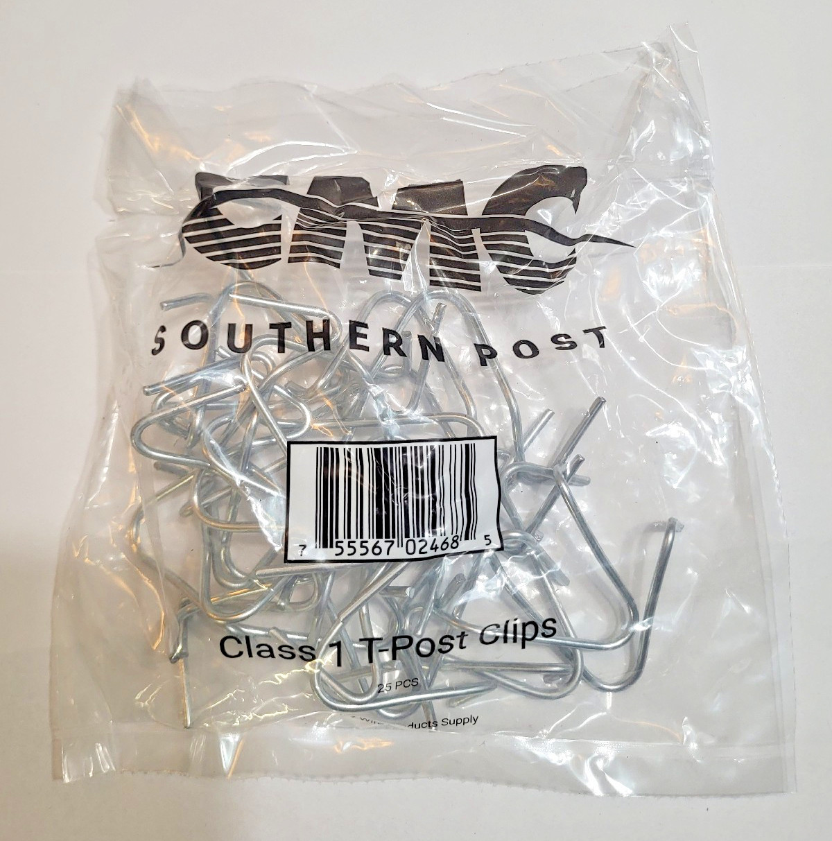 100 Clips CMC Southern T-Post Fence Clips 4 x 25-pack Class 1 – Galvanized USA