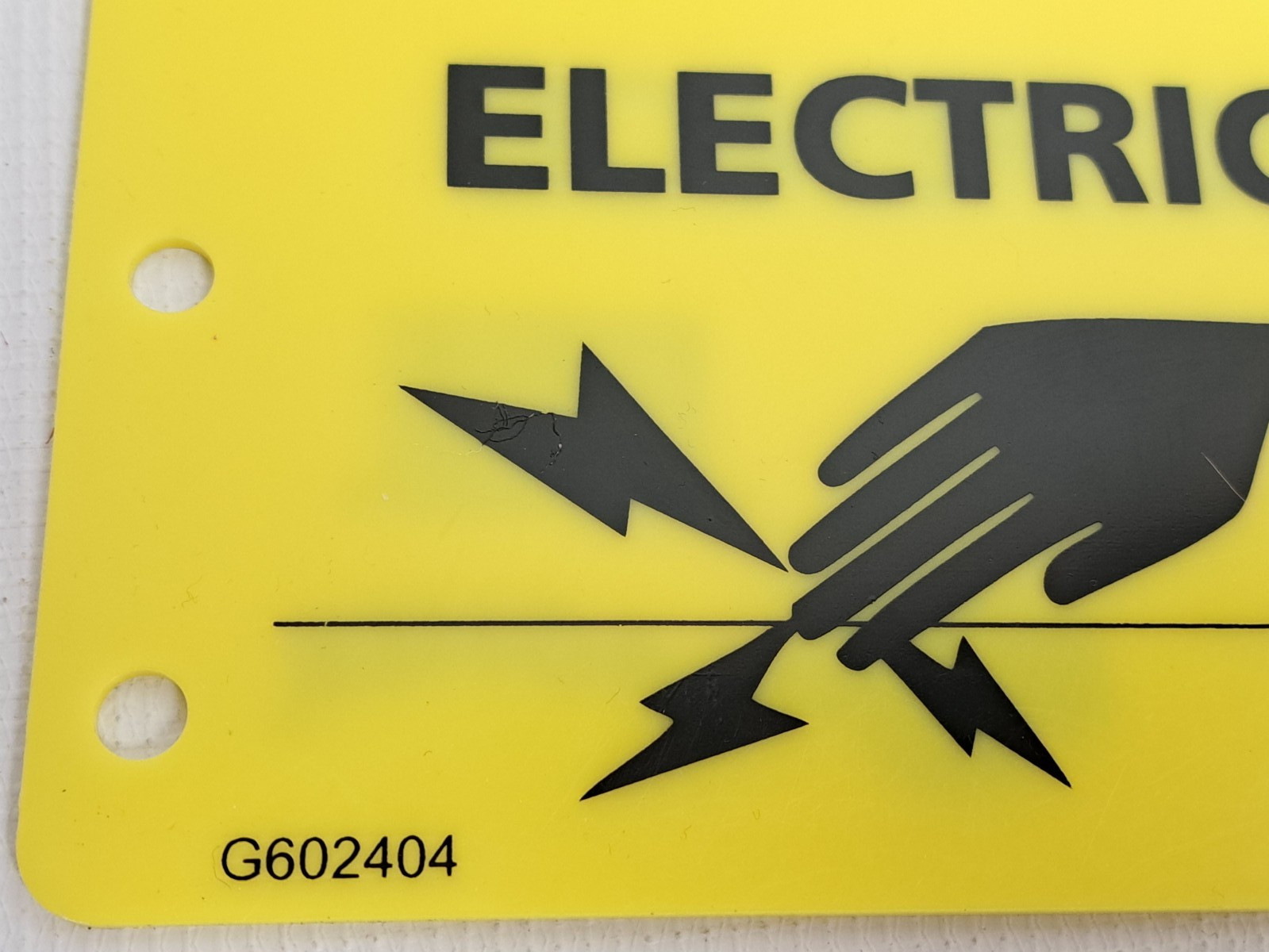 Gallagher G602404 Electric Fence Warning Signs Lot of 2 NEW
