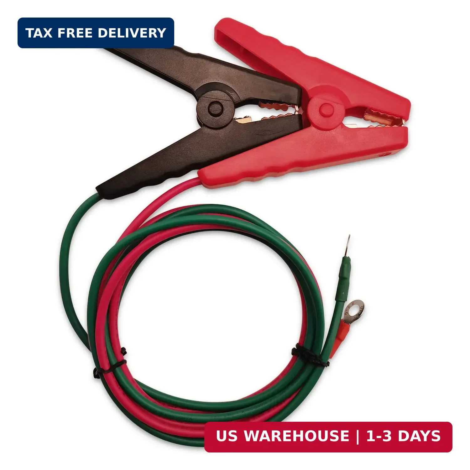 4ft Farm Electric Fence Jump Leads – UL Listed Tinned Copper Wire with Crocodile