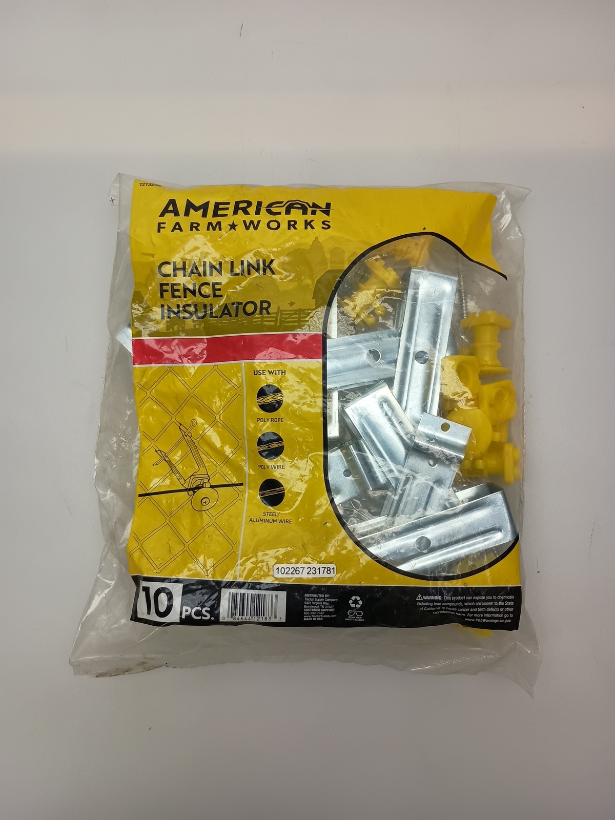 American Farm Works Chain Link Fence Insulator (10 Per Bag) New