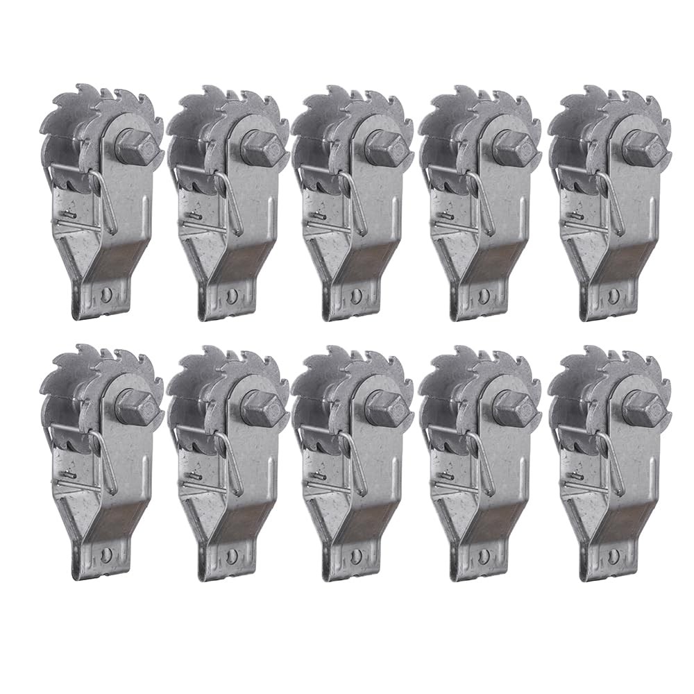 Electric Fence Wire Strainer, 10 PCS Heavy Duty Inline Wire Ratchet Tensioner