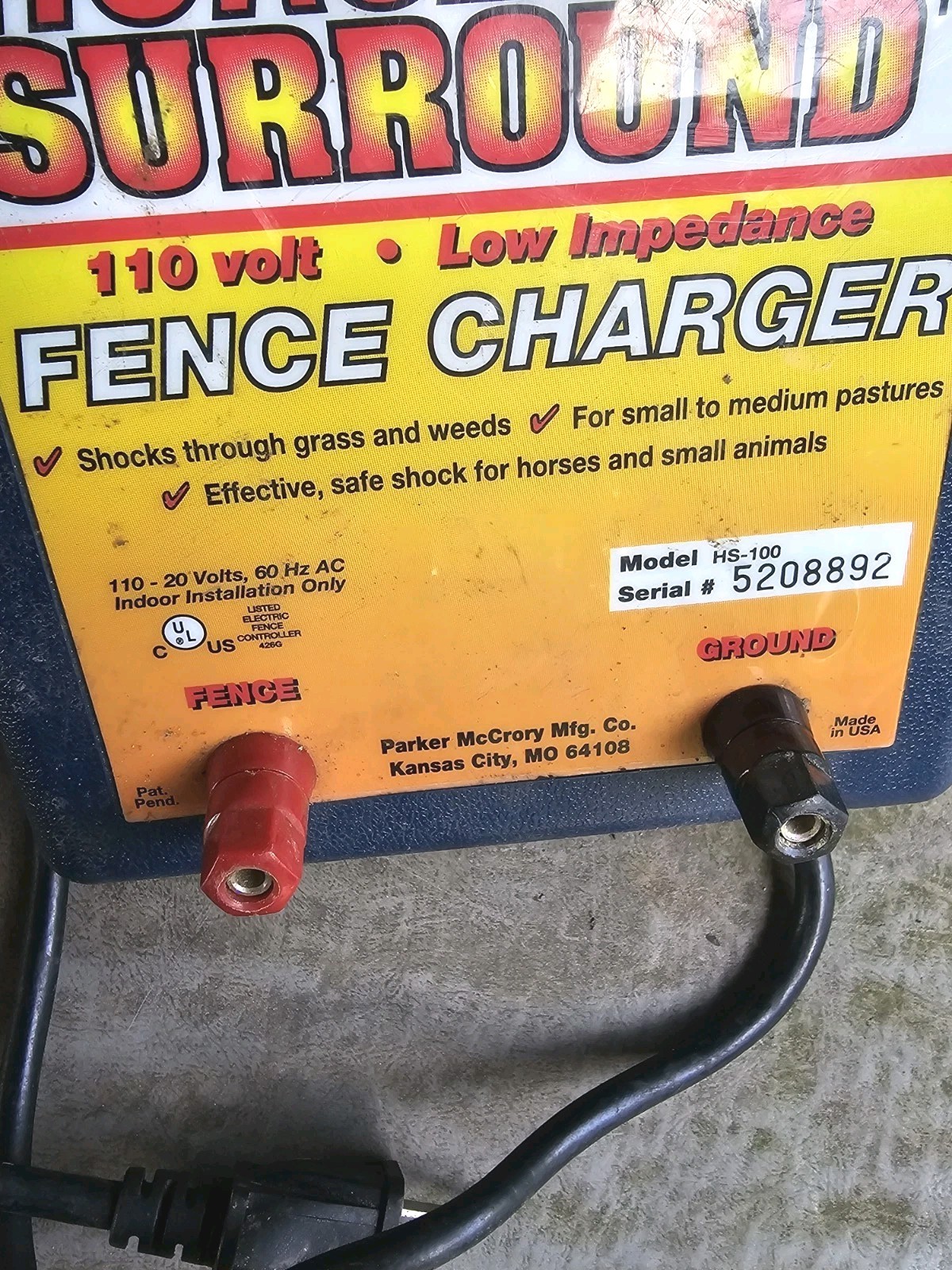 Parmak Horse Surround Low Impedance 110 Volt 60 Hz AC Electric Fence Charger