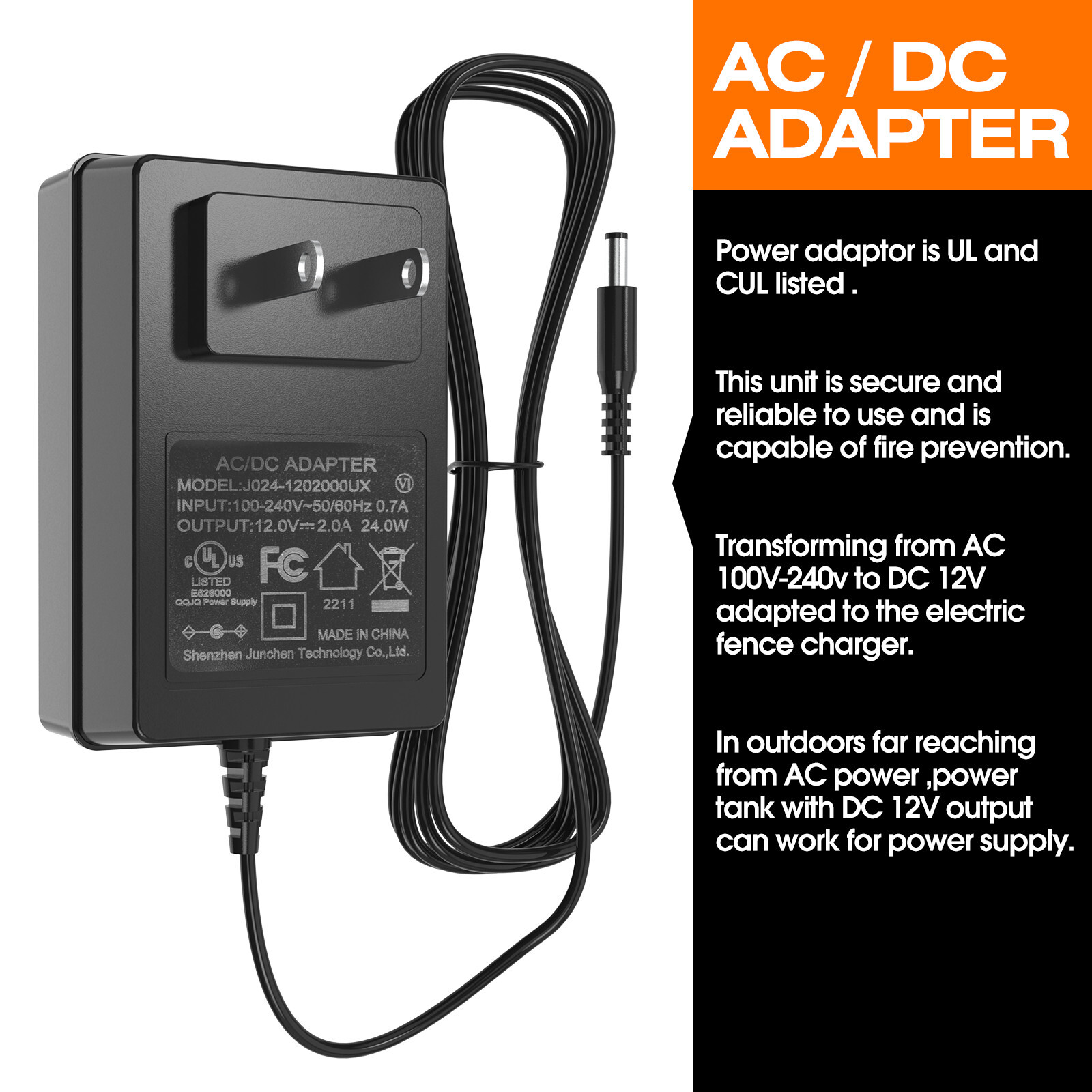 Fence Charger, Electric Fence Energizer Fencing System