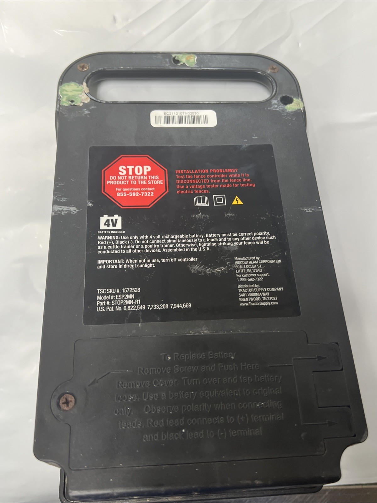 Solar American Farm Works Electric Fence Controller ~ 2 Mile Range