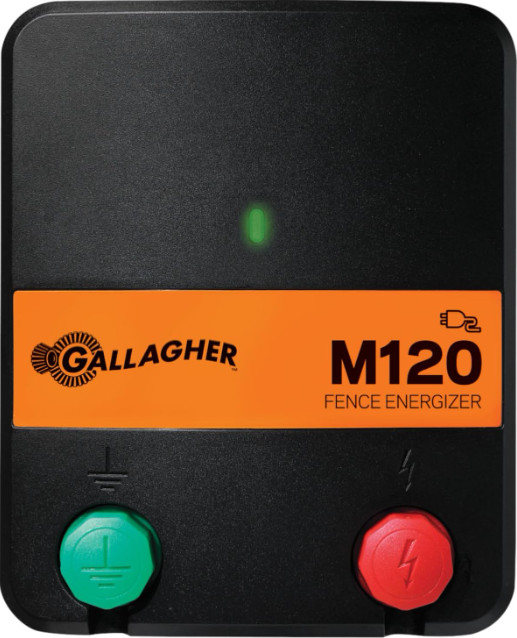 Gallagher M120 Electric Fence Energizer, 110V AC Charger – G330434 – Not Ship CA