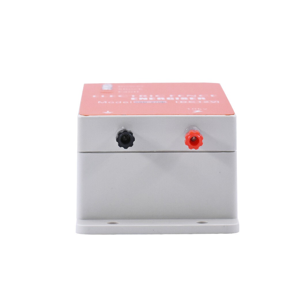 Electric Fence Charger 10kV Pulse 2J AC DC Electric Fence Energizer 10KM Range