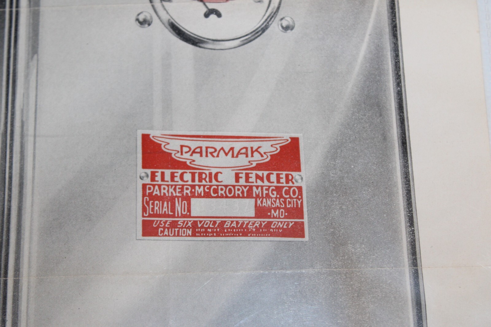Vintage Advertisement PARMAK Electric Fencer