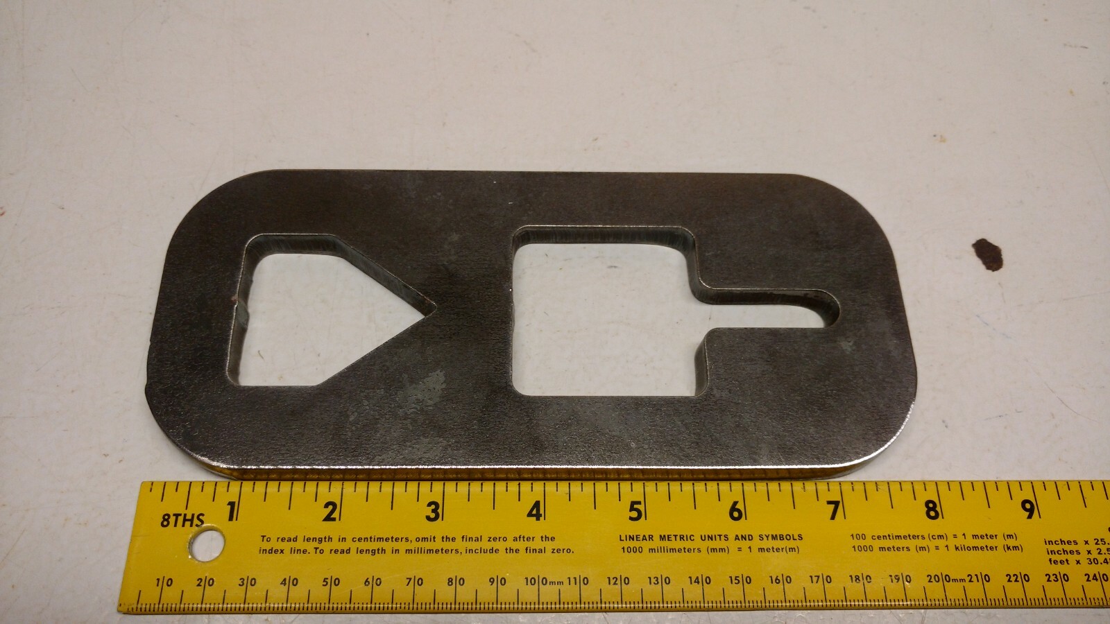 *NEW – HEAVY DUTY STEEL – T POST PULLER – PLATE ONLY – USE WITH JACK OR LOADER*