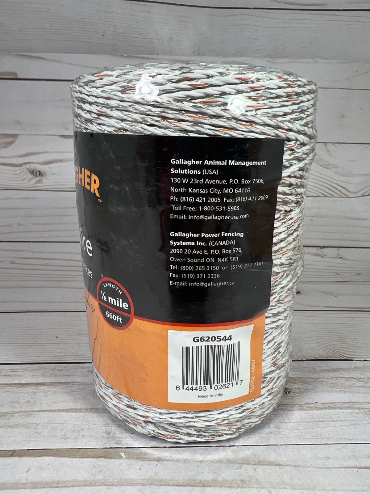 Gallagher TURBO WIRE 660′ 1/8 mile Long Portable Electric Fence Farm NEW