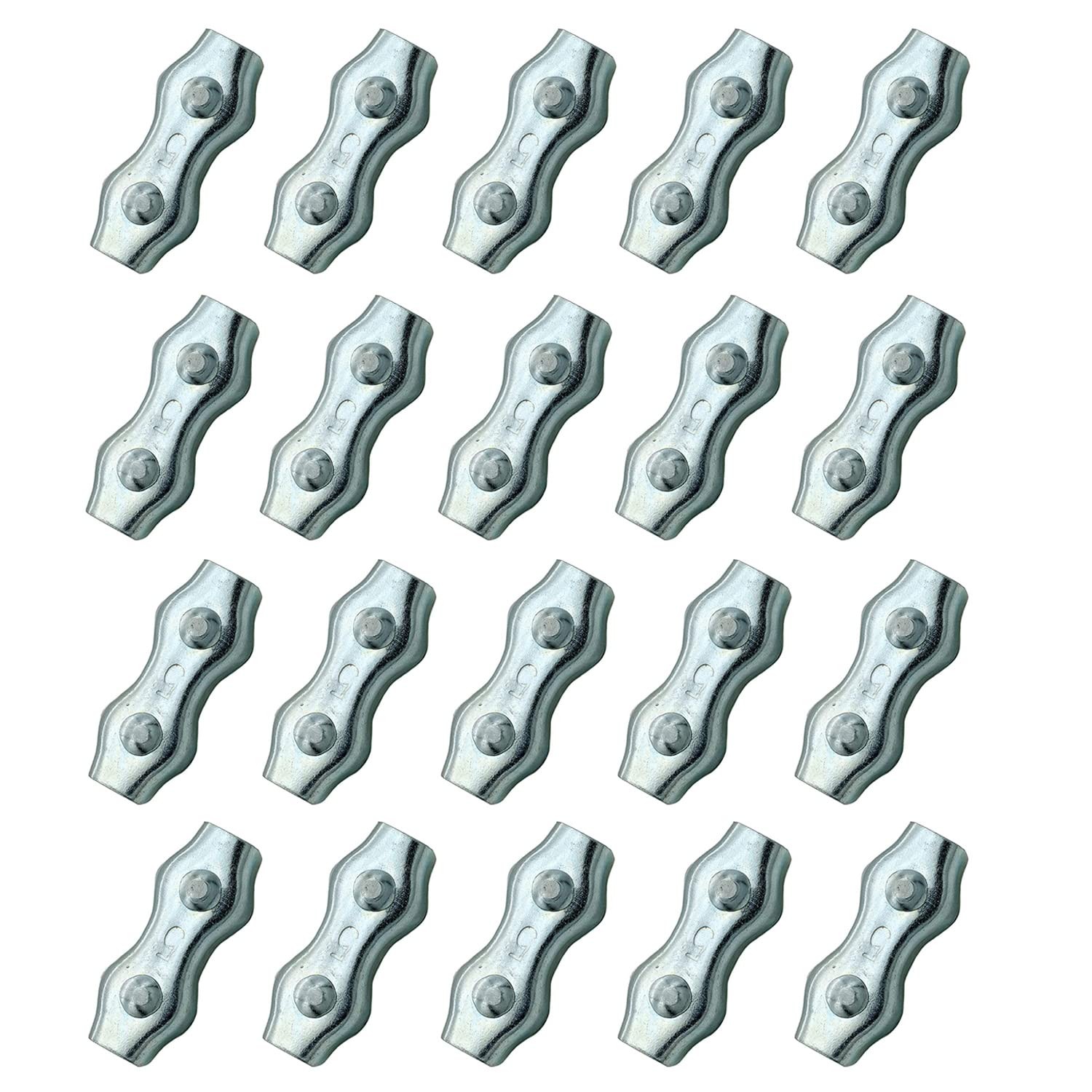 M5 Poly Rope Connectors, Wires Splicer Galvanized Steel Connectors for Electr