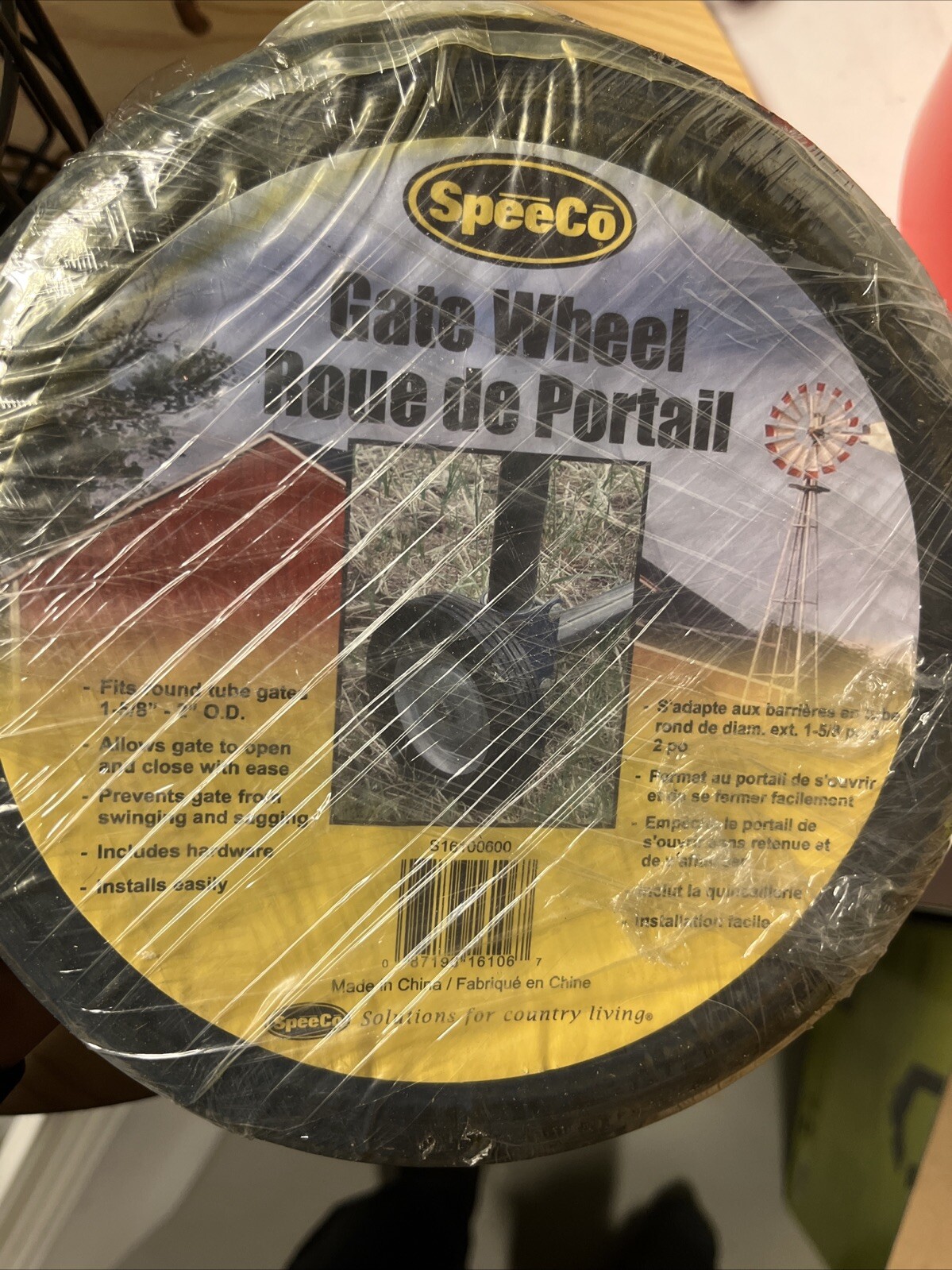 SpeeCo Farmex S16100600-GL161006 Gate Wheel