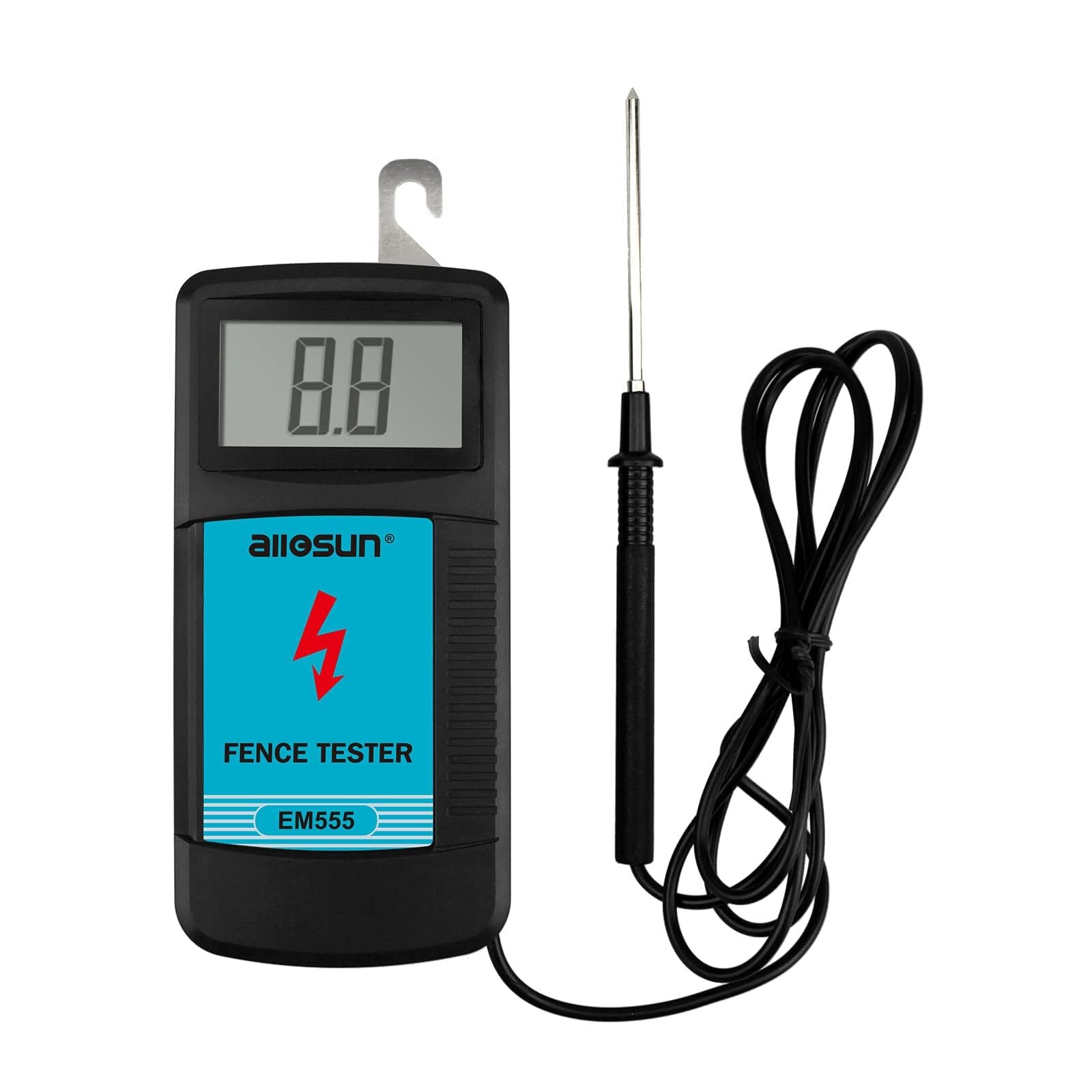ALLOSUN Electric Fence Tester Fault Finder Digital Electric Fence Voltage Tes…