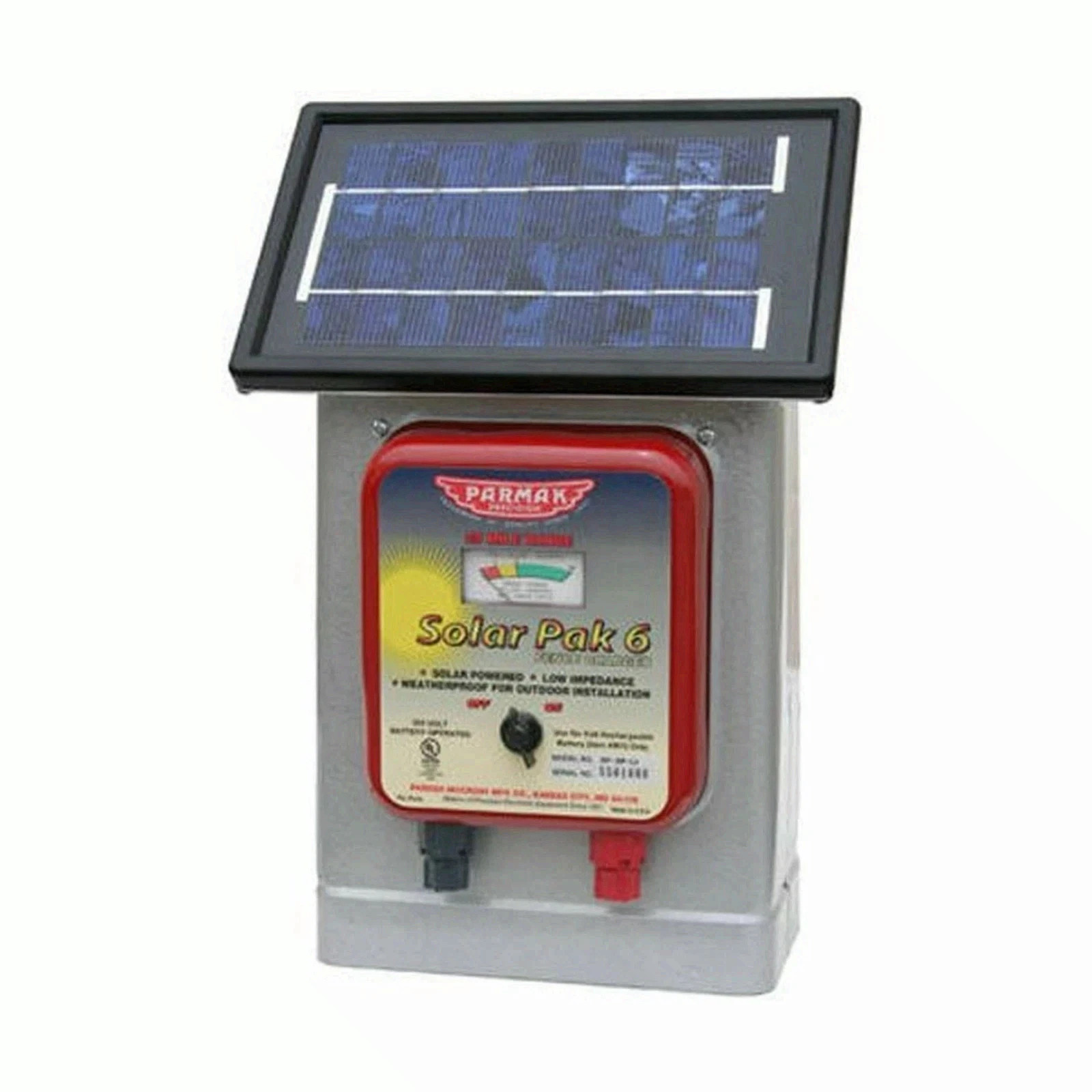 Parmak DF-SP-LI Solar Pak 6 Low Impedance 6-Volt Battery-Operated 25-Mile-Ran…