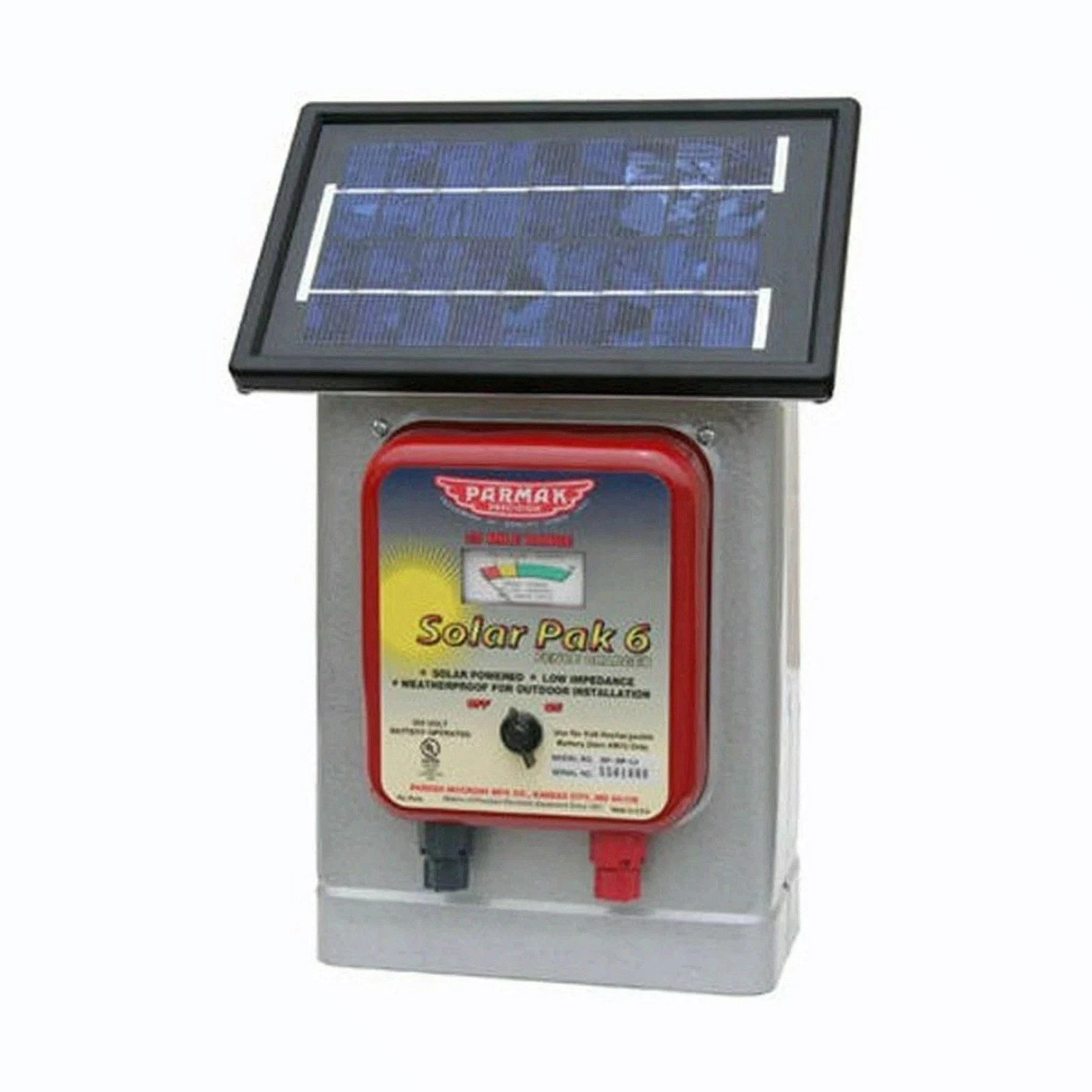 Parmak DF-SP-LI Solar Pak 6 Low Impedance 6-Volt Battery-Operated 25-Mile-Ran…