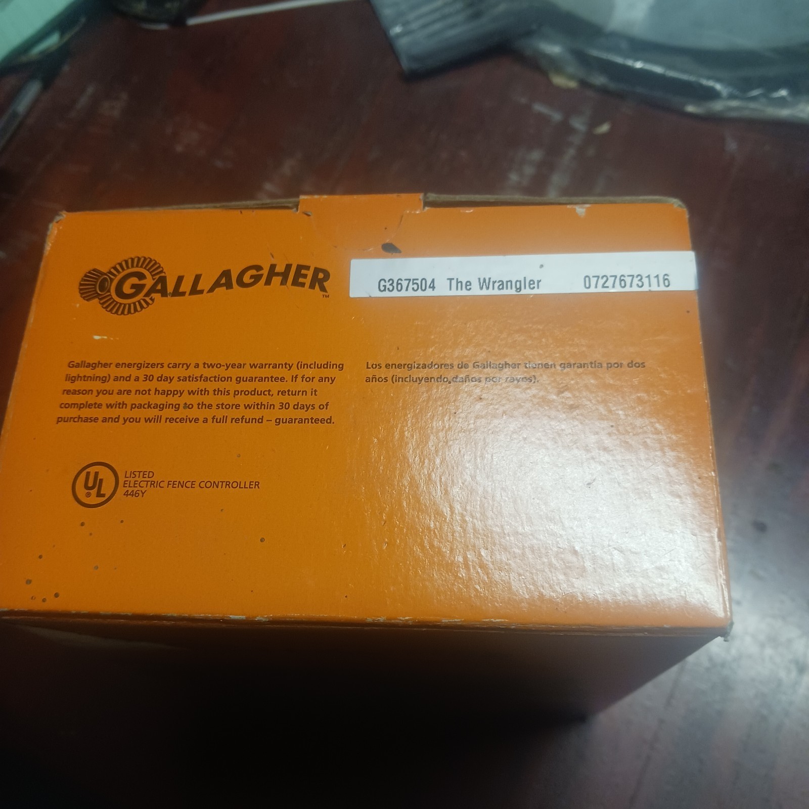 Gallagher The Wrangler Electric Fence Energizer Plug In Up To 30 Acres