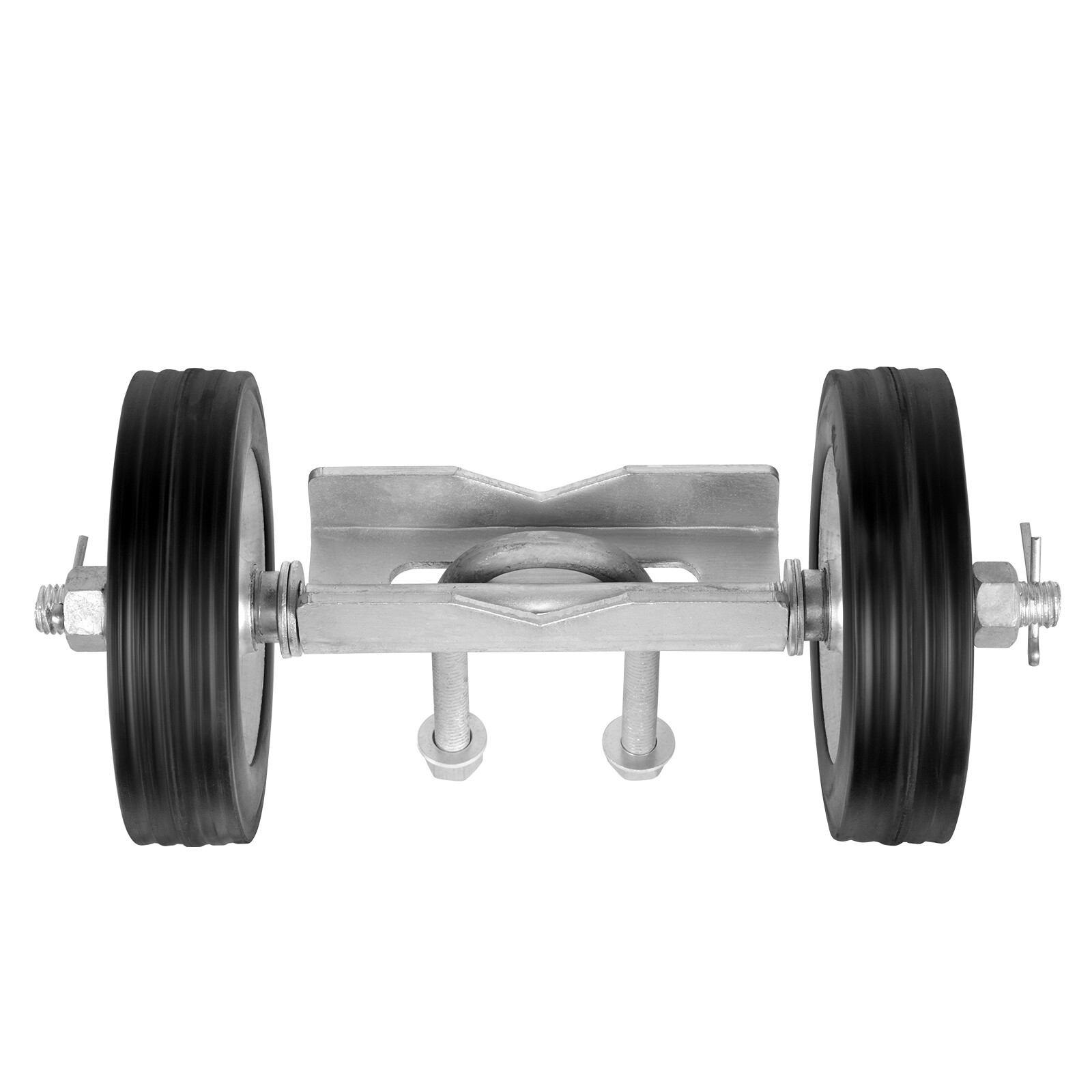 Sliding Gate Kit 6” Heavy Duty Sliding Rollers for Connect Tracks Max.600LBS