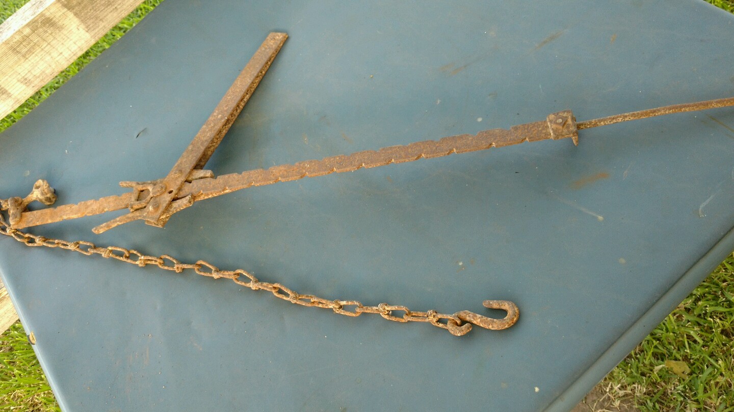 Barb Wire Fence Stretcher Rustic Decor Rusty Vintage Antique