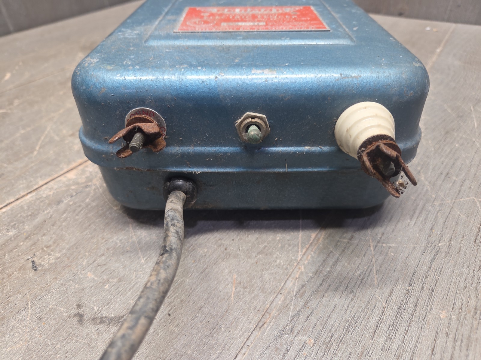 Vintage Parmak Electric Fencer Unit Model A-S Parker McCrory 6V Untested No Plug