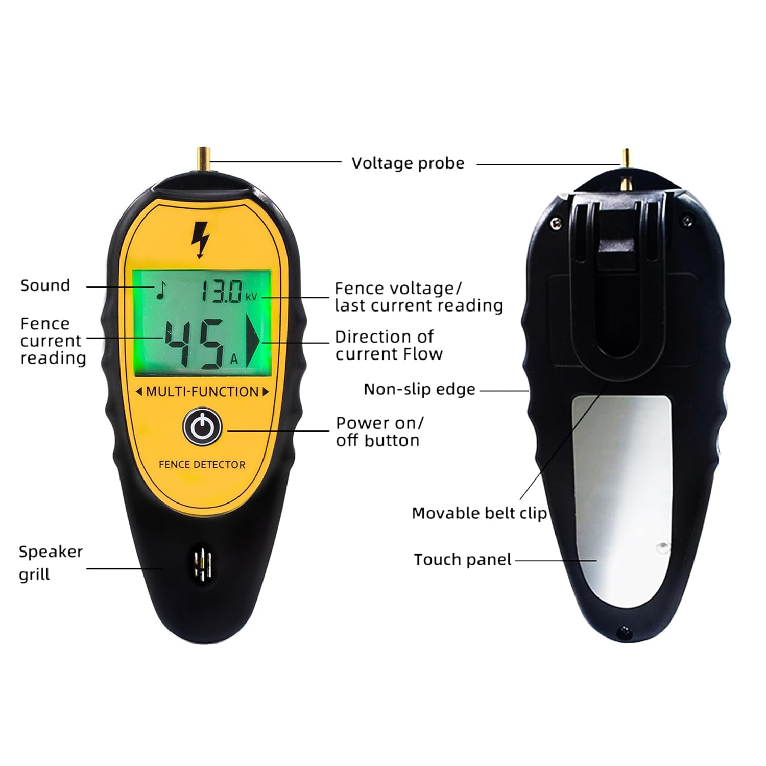 Electric Fence Tester and Fault Finder, 15KV Digital Electric Fence Voltage Test