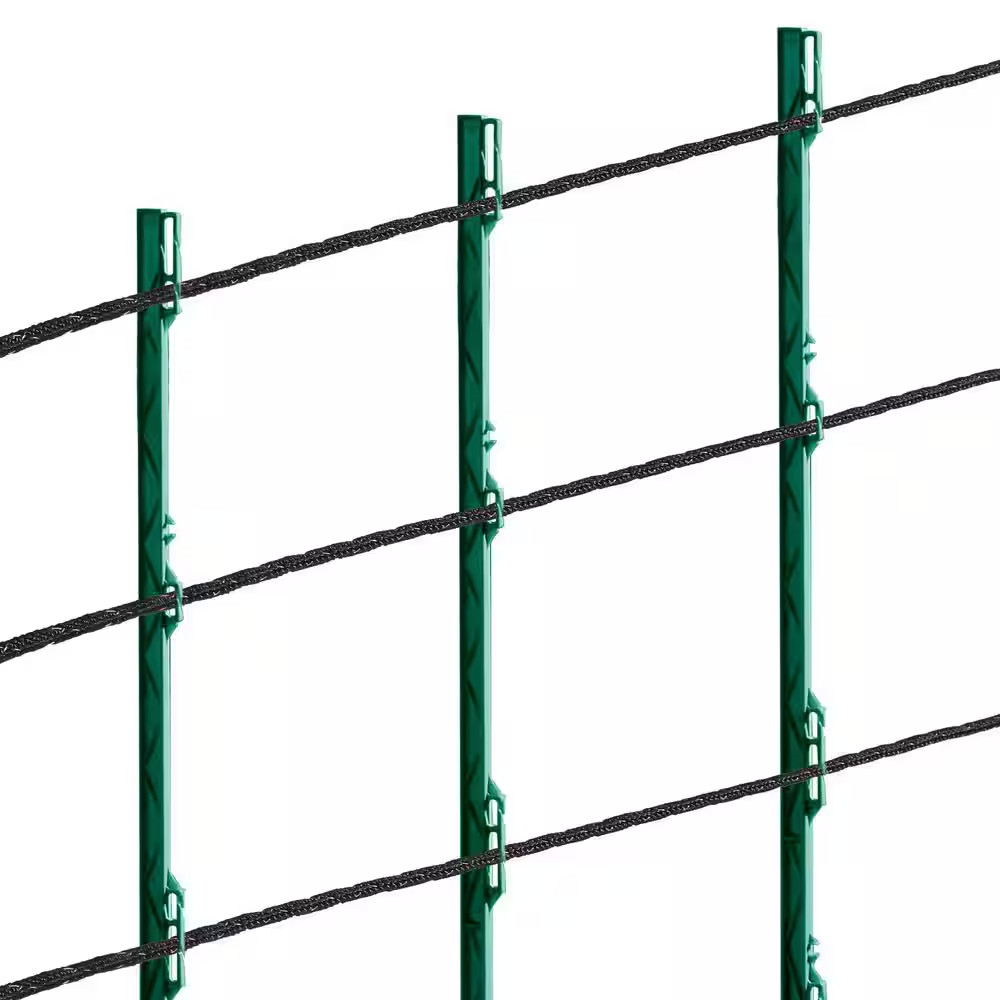 Electric Fence Wire 1000 Ft. 305M Portable Polywire 1/4 In. Diameter 2 Copper St