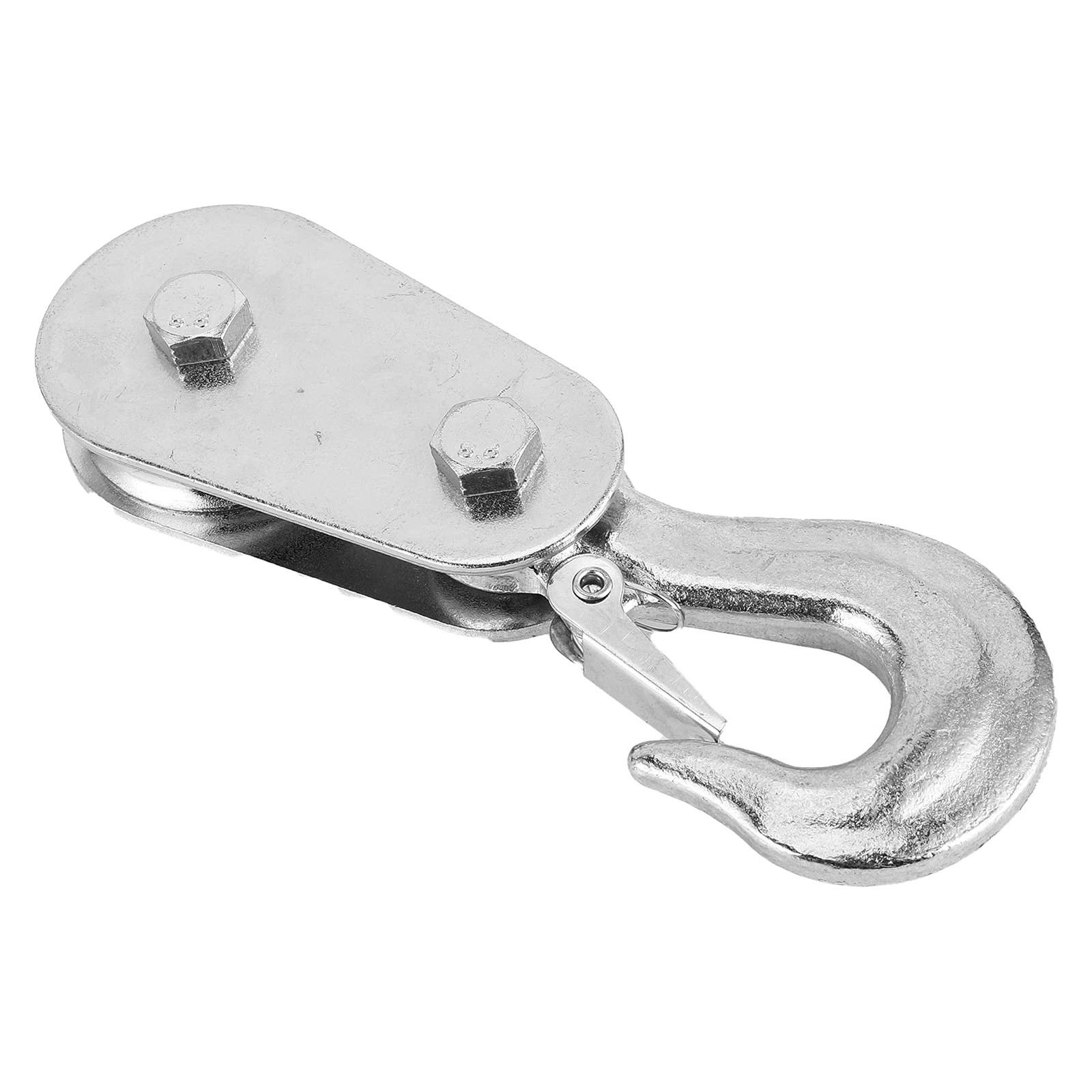 2 Tons Universal Snatch Block Hoist Hook Wire Rope Pulley For UTV/ATV