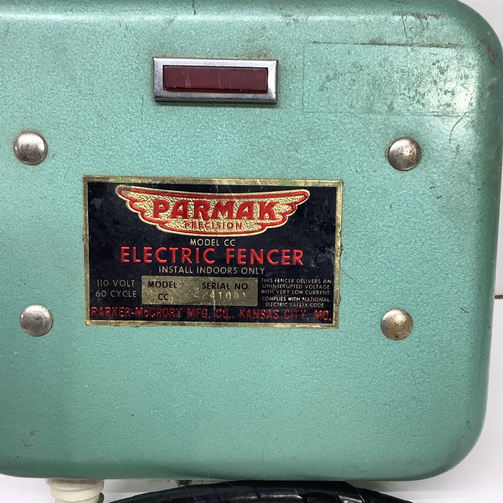 parmak electric fence charger Model CC