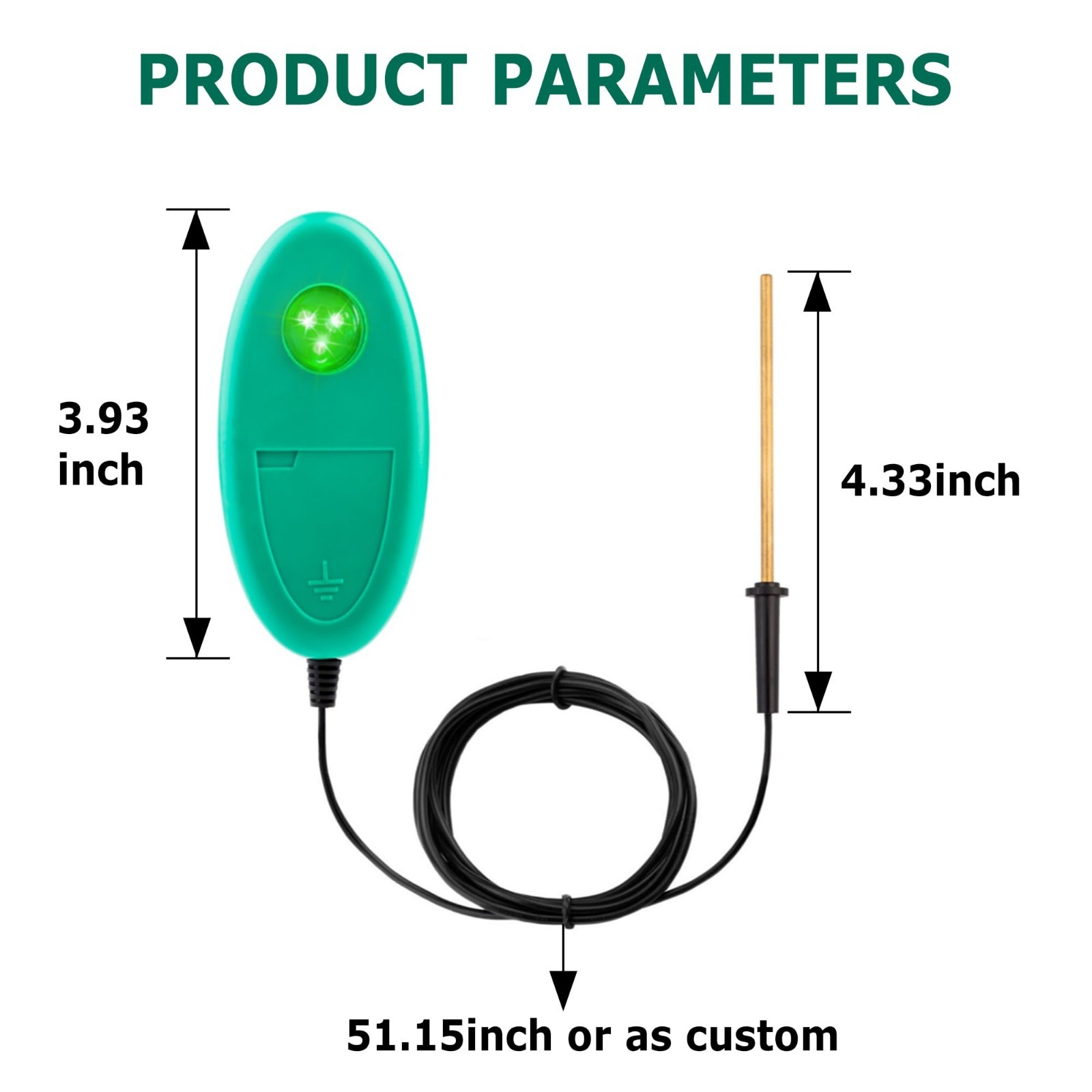 2 Pack Electric Fence Tester Indicator LED Light | Pulse Flash Signal Alert Devi