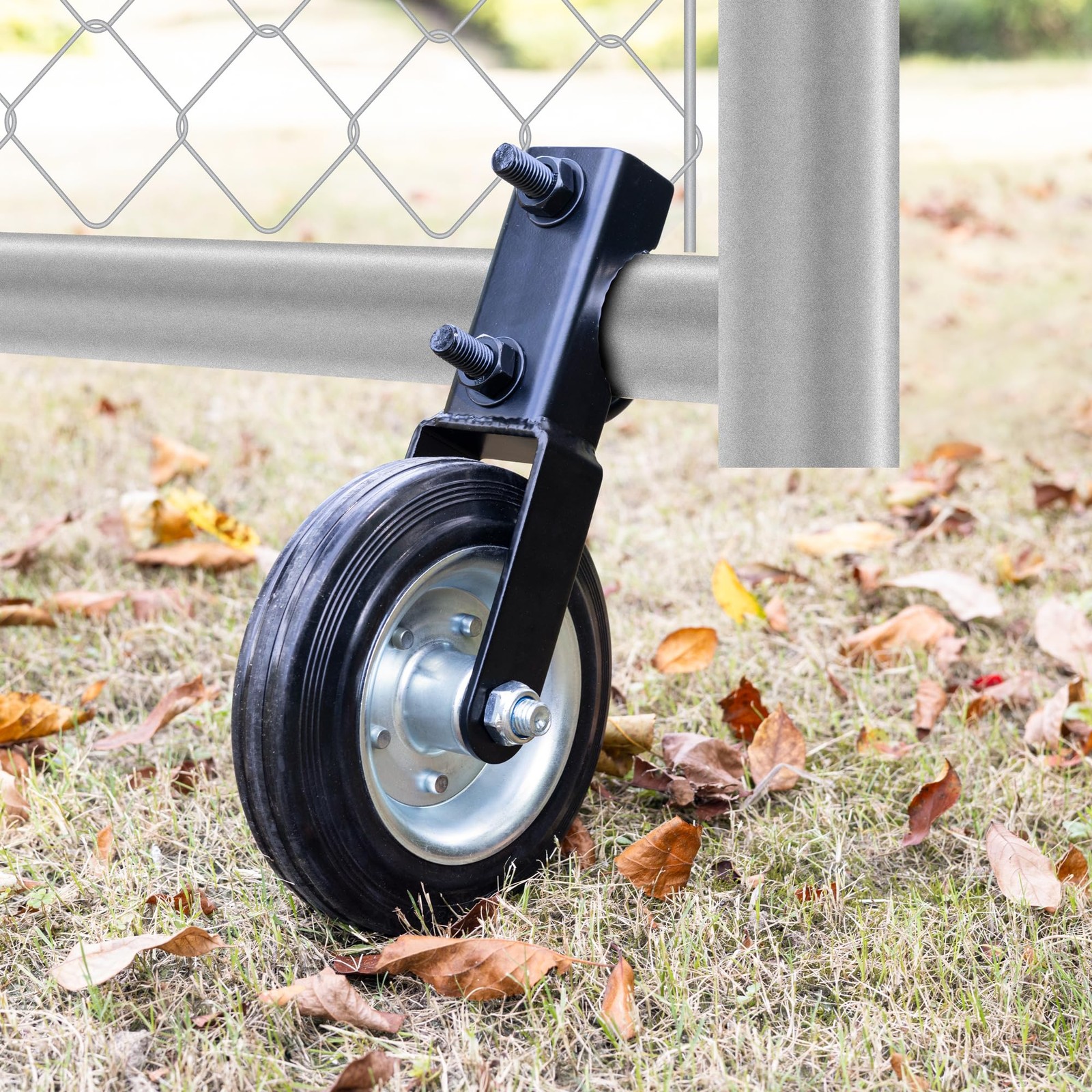 DURIGID 6 Inch Wheel for Gate, Gate Wheels for Metal Tube Gate, Heavy Duty Fa…