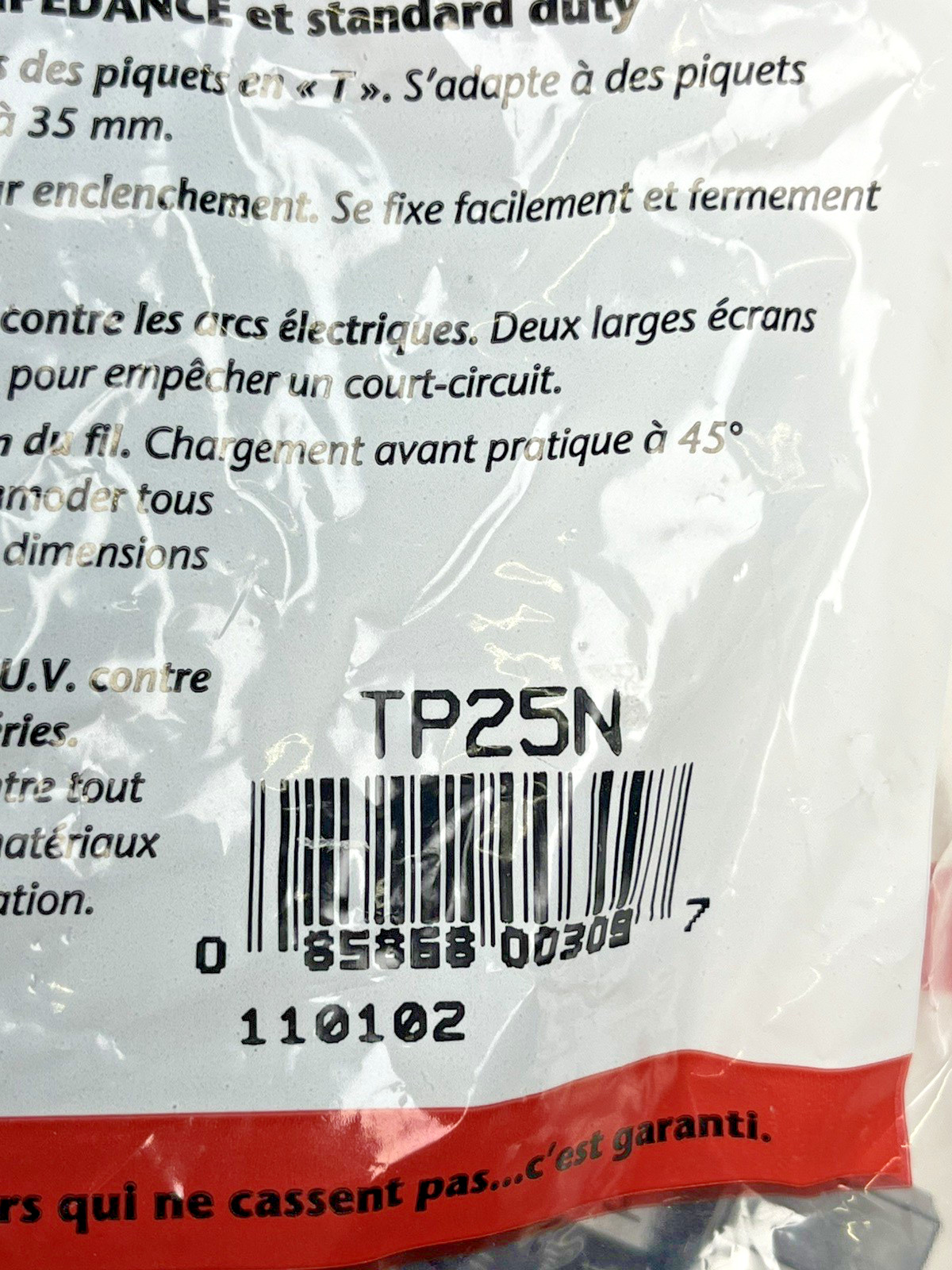 Red Snap’r 25 Pack Snap-on T-Post Electric Fence Insulators Black USA Made